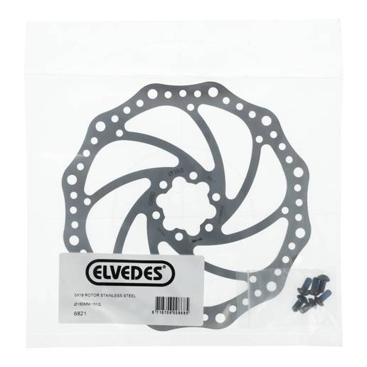 74.6821 ELVEDES Remschijf SX18 RVS ø 180 mm