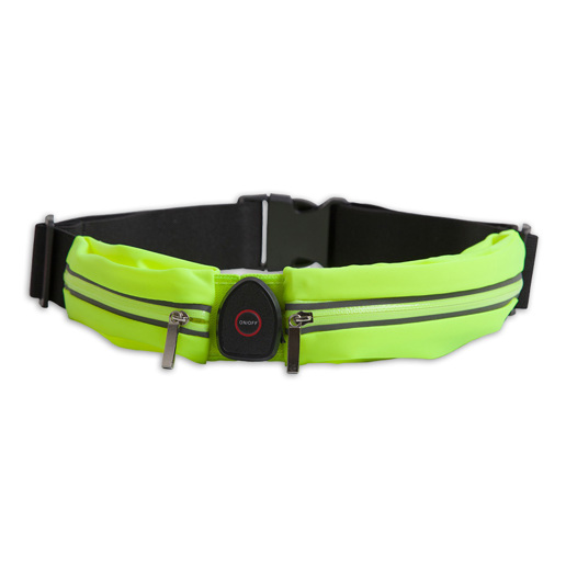 429020 LYNX Reflecterende LED heuptas / hardloopriem (dubbel) USB