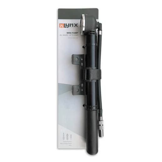 440225 LYNX Mini bike pump Hurricane 28 x 2.5 cm
