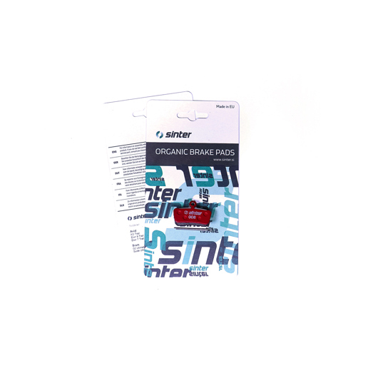 73.008041 SINTER Disc brake pads 008 Standard Red set