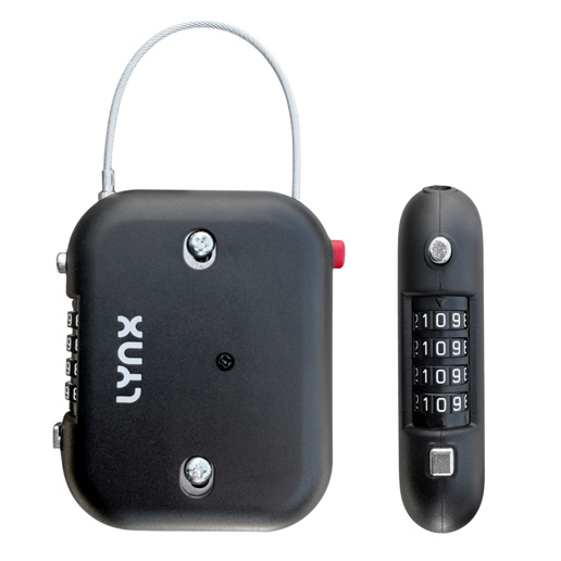410185 LYNX Multifunctioneel kabelslot / Helmslot Pinix 90 cm