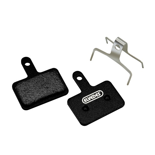 74.6854MC-BOX25 ELVEDES Disc brake pads Metallic Carbon Black 25 sets