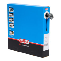 74.6472RVS-SLICK-BOX ELVEDES Schaltseil innen Slick Edelstahl 2250 mm ø 1,1 mm (100x) 1 x 19 ø 1,1 x 2250 / ø 4 x 4 mm