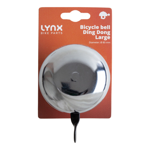 420128 LYNX Sonnette de vélo Ding dong grande Ø 80 mm