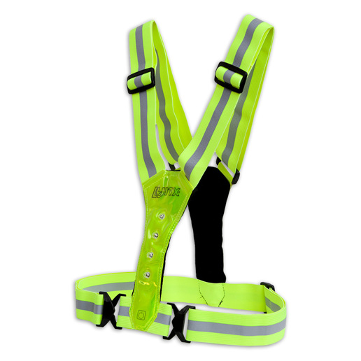 429005.YEL LYNX LED gilet de réflection USB
