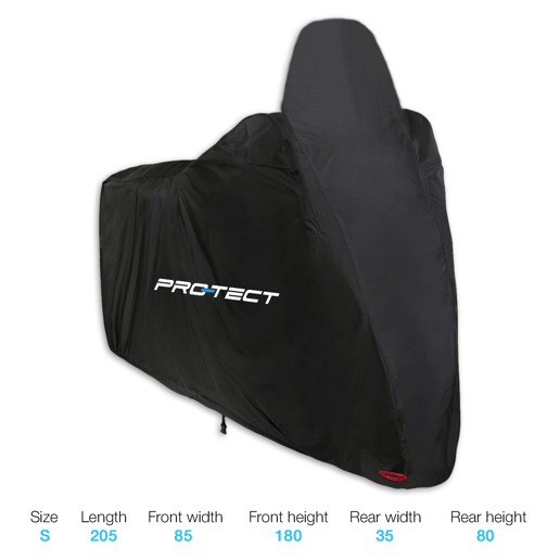 447950.WS PRO-TECT Housse moto / Housse scooter + pare-brise S 205 x 85 x 180 cm