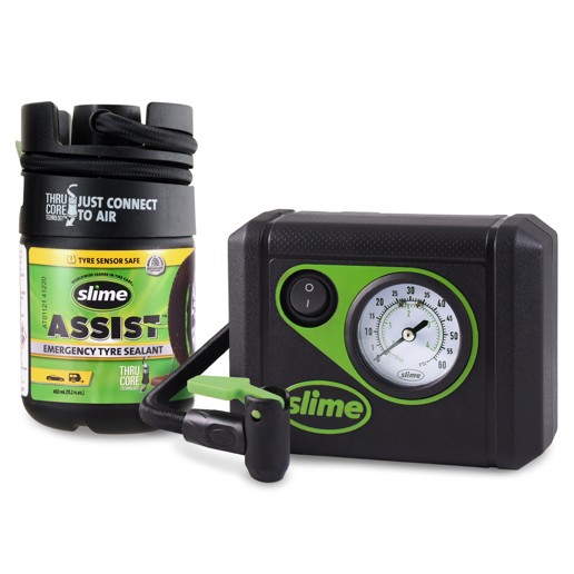 40P.050138 SLIME Slime Smart Repair Plus kit de réparation d’urgence pour pneus crevés 20 x 9 x 17 cm