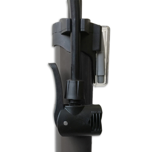 440250.GRA LYNX Pompe à vélo Typhoon 23 x 10 x 63 cm