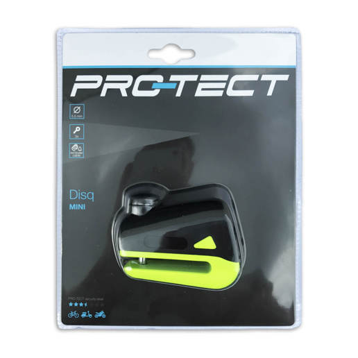 419255.YEL PRO-TECT Disc brake lock Disq Mini Ø 5.5 mm