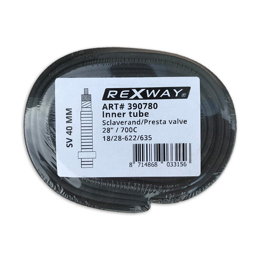 390780 REXWAY Schlauch 28 Zoll 700C SV 28 Inch / 700C (18/28-622/635)