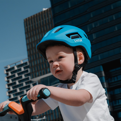 619010.BLU LYNX Cycling helmet Kidz S 48-52 cm
