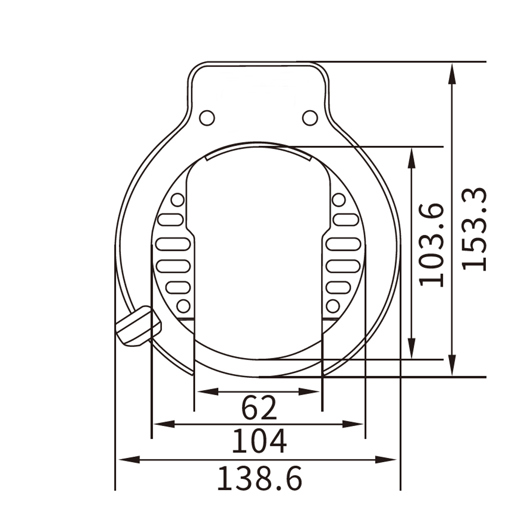 410750.OE.1 LYNX Ringslot ART 2 Werkplaats doos (10x) <-> 62 mm