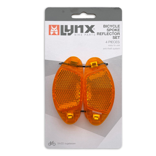 429289 LYNX Réflecteurs de rayons (4 pces)