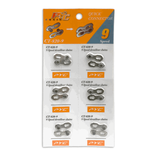 440380.09 P.Y.C. Connector link 9 speed (6x) 9 speed