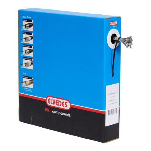 74.6472RVS-49-SLICK-BOX ELVEDES Schaltzug innen Edelstahl 2250 mm ø1,1 mm (50x) 7 x 7 ø 1,1 x 2250 / ø 4 x 4 mm