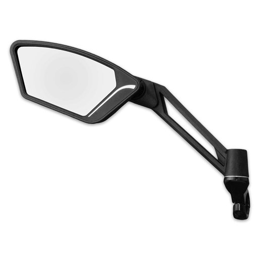 421150.OE MERKLOOS Rétroviseur de vélo luxe E-bike / speed pedelec (gauche) OEM <-> 118 x 55 mm