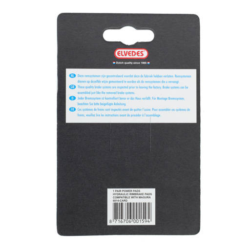74.6814-CARD ELVEDES Magura remblokken 50 mm set 50 mm