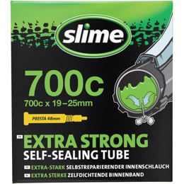 40FC.30061 SLIME Slime self-sealing inner tube 28 Inch SV 700c x 18 - 24mm