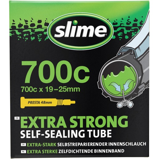 40FC.30061 SLIME Slime chambre à air anti-crevaison 28 pouces SV 700c x 18 - 24mm