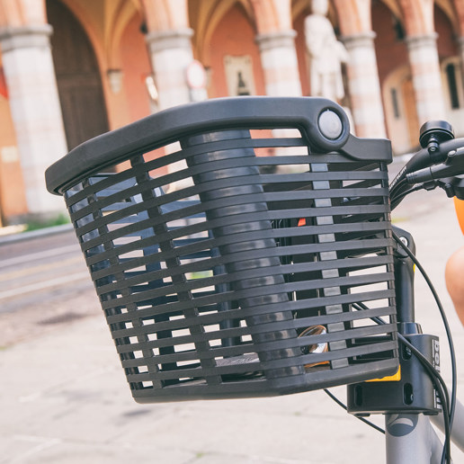 71.01PLZ000000EB BELLELLI Fietsmand Plaza E-bike Ø <- 20 - 32 mm ->