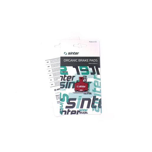 73.009041 SINTER Disc brake pads 009 Standard Red set