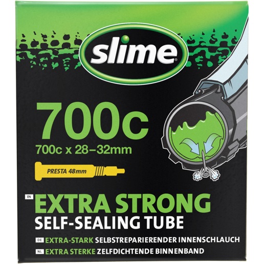 40FC.30062 SLIME Slime chambre à air anti-crevaison 28 pouces SV 700c x 25 - 34mm